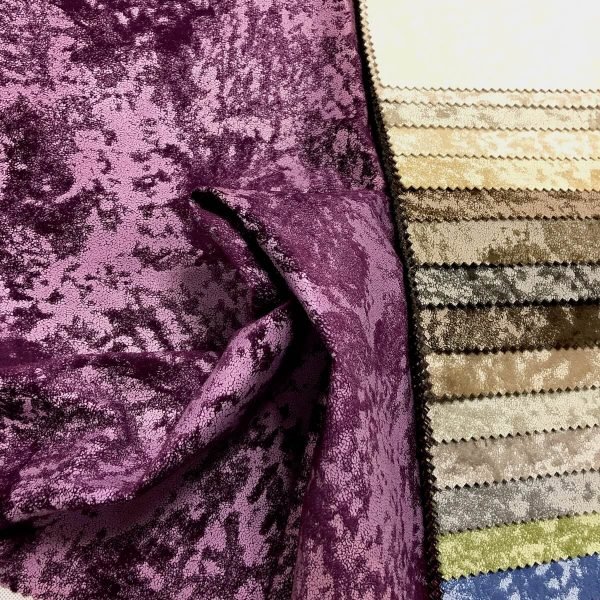 Purple sofa fabric
