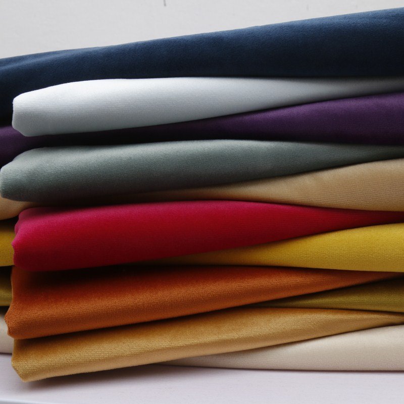 Plain Velvet Upholstery Fabric Online | Sofa Fabric Manufacturer And