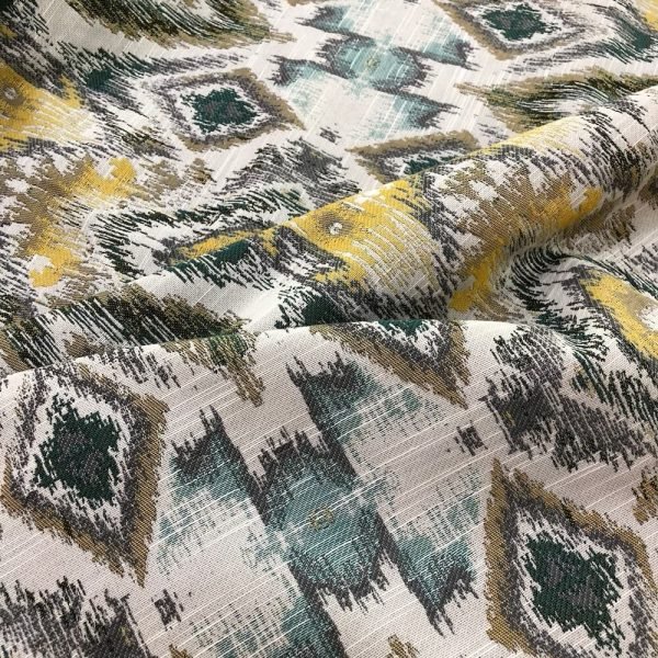 geometrical upholstery fabric
